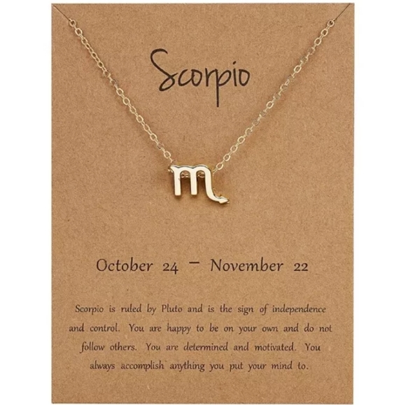 ♏️SCORPIO Zodica Necklace♏️ - Picture 1 of 3